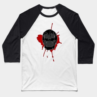 ATHBlackSkull Baseball T-Shirt